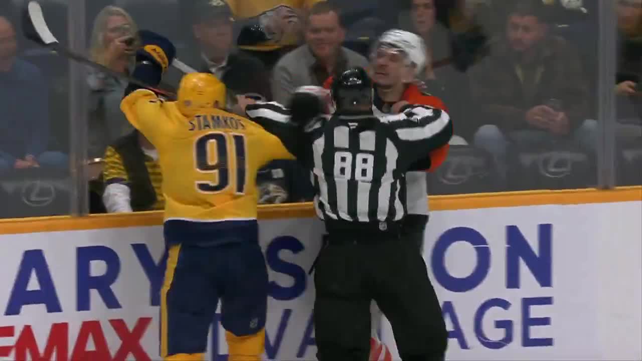 Hathaway and Stamkos get into it and the...