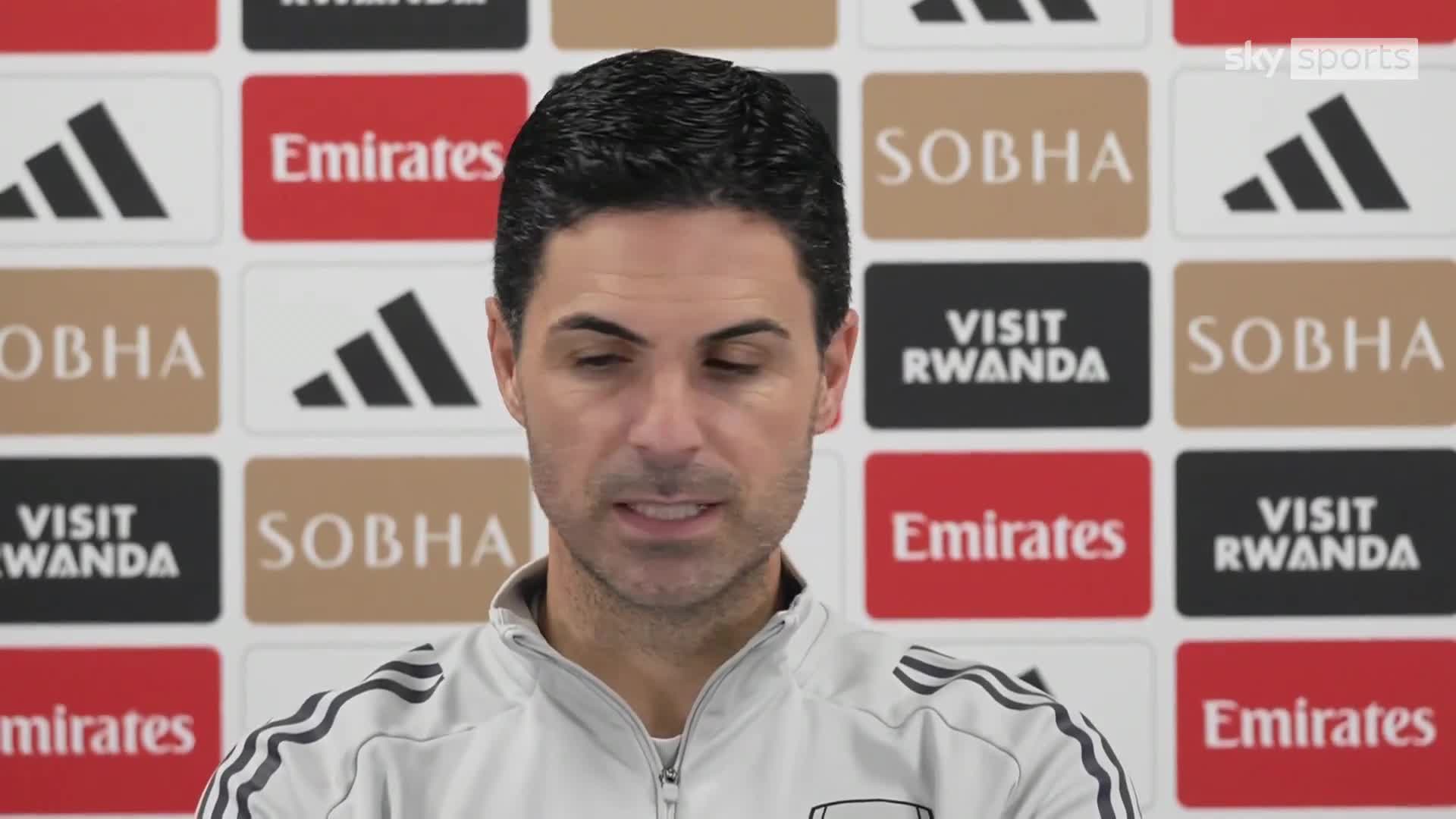Mikel Arteta speaks about Gabriel Jesus' return to training and gives updates on the fitness of the rest of his squad.