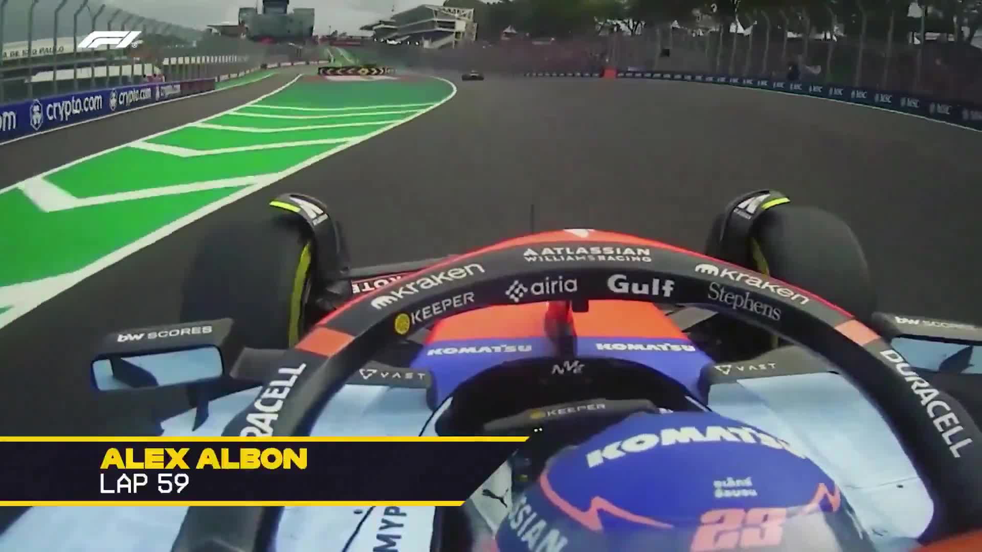 Alex Albon secures his first Fastest Lap of the season at Interlagos