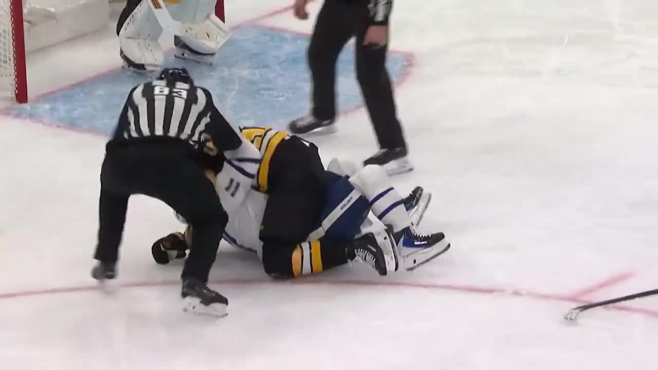 Domi and Zadorov with a little less tilt, little more UFC grappling