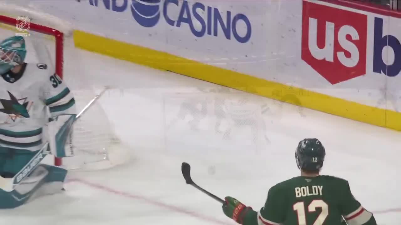 Zucc to Boldy who places it PERFECTLY for the goal