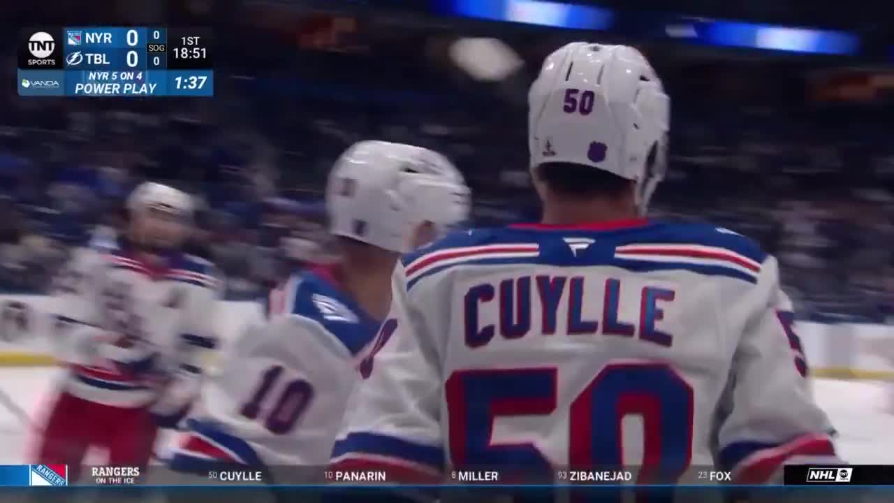 Well that's one goal for the Rangers... just need one more and they're sitting pretty, statistically speaking