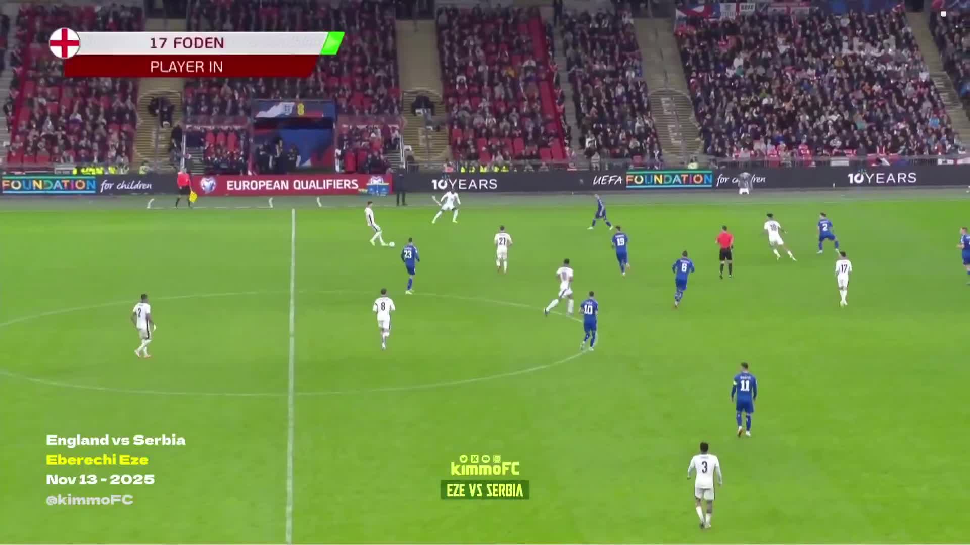 Eze cameo vs Serbia