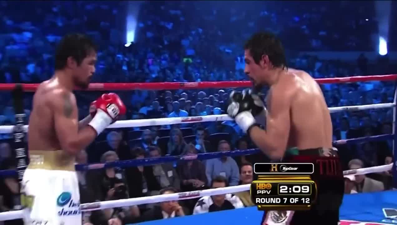 Manny Pacquiao defeated Antonio Margarito