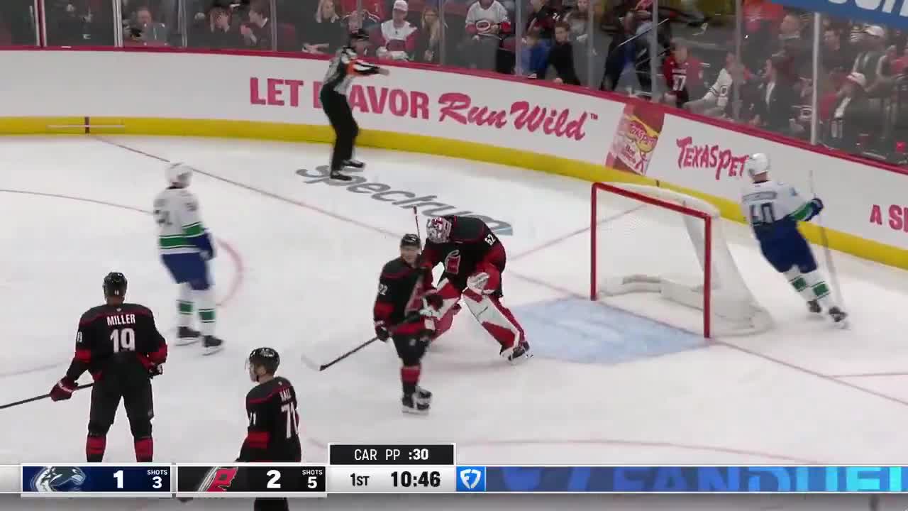 bad turnover on the PP leads to a Pettersson shorty snipe