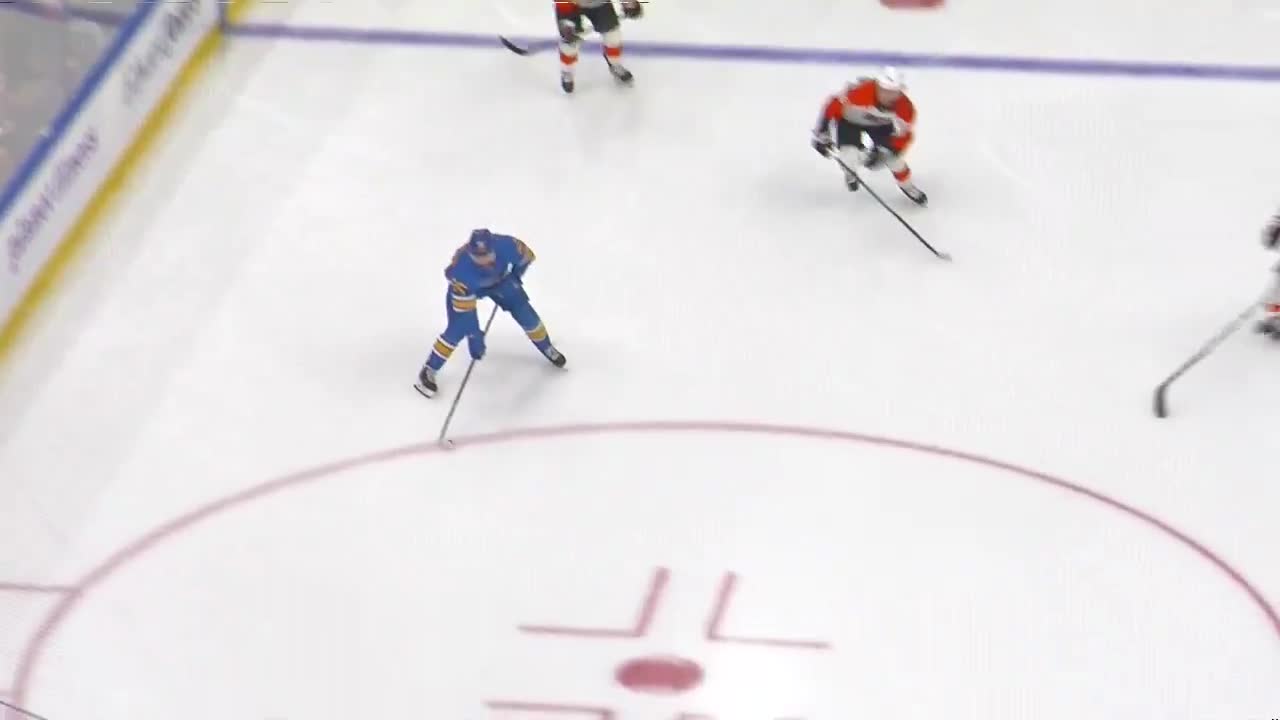 Careless turnover by Zegras and Kyrou makes him pay with the SNIPE