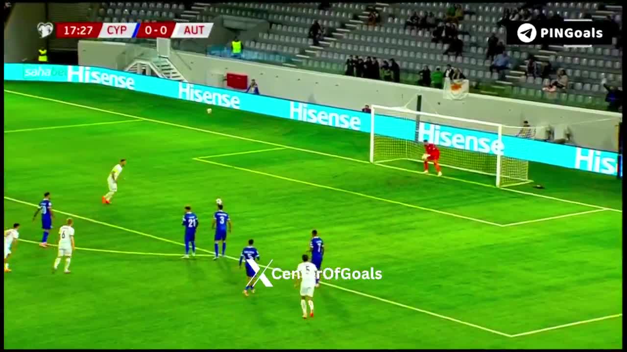 Cyprus 0 - 1 Austria - Marko Arnautovic 17' (P)