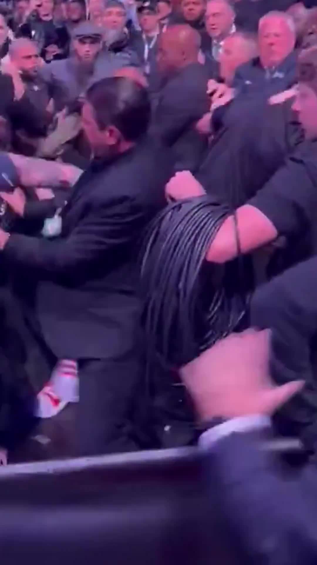 CHANKO WAS LANDING SHOTS ON DILLON DANIS