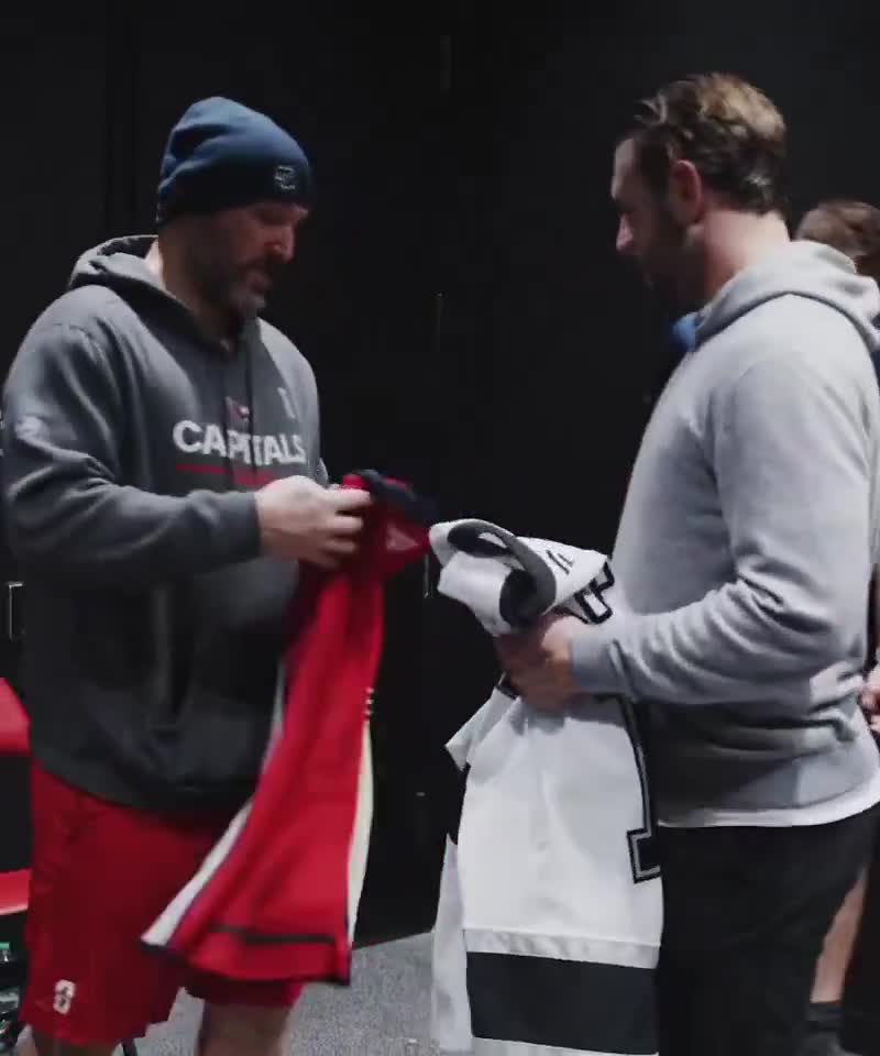 Kopi and Ovi — Another iconic jersey swap moment
