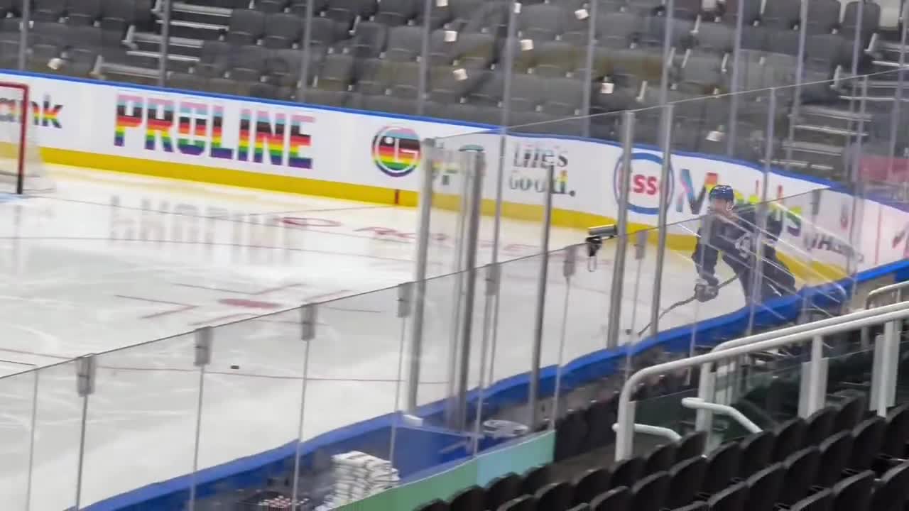 Nicolas Roy back on the ice ahead of Leafs morning skate