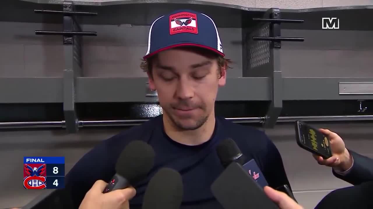 Dylan Strome's wife gave birth to their third daughter during the first period of tonight's game in Montreal.