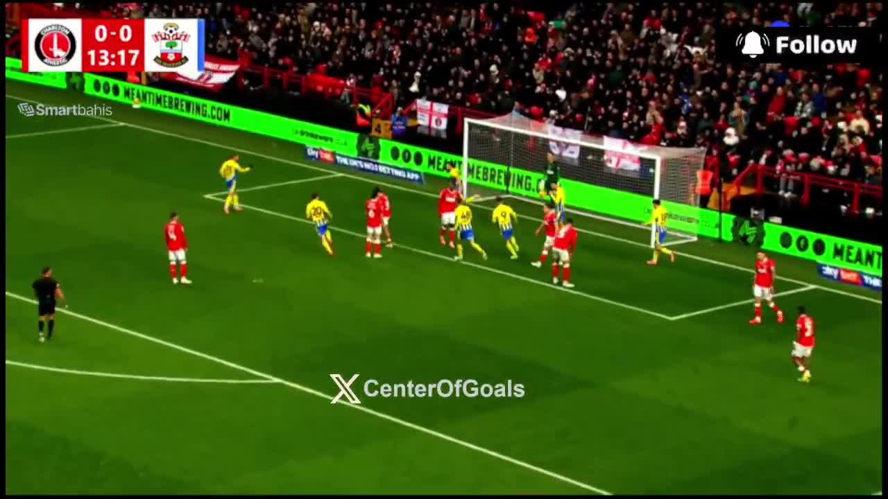 Charlton Athletic 0-1 Southampton