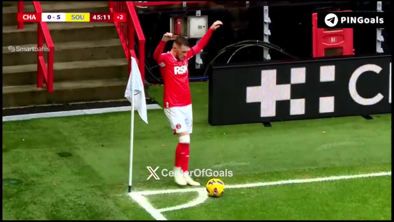 Charlton Athletic [1] - 5 Southampton - Lloyd Jones 45+1'