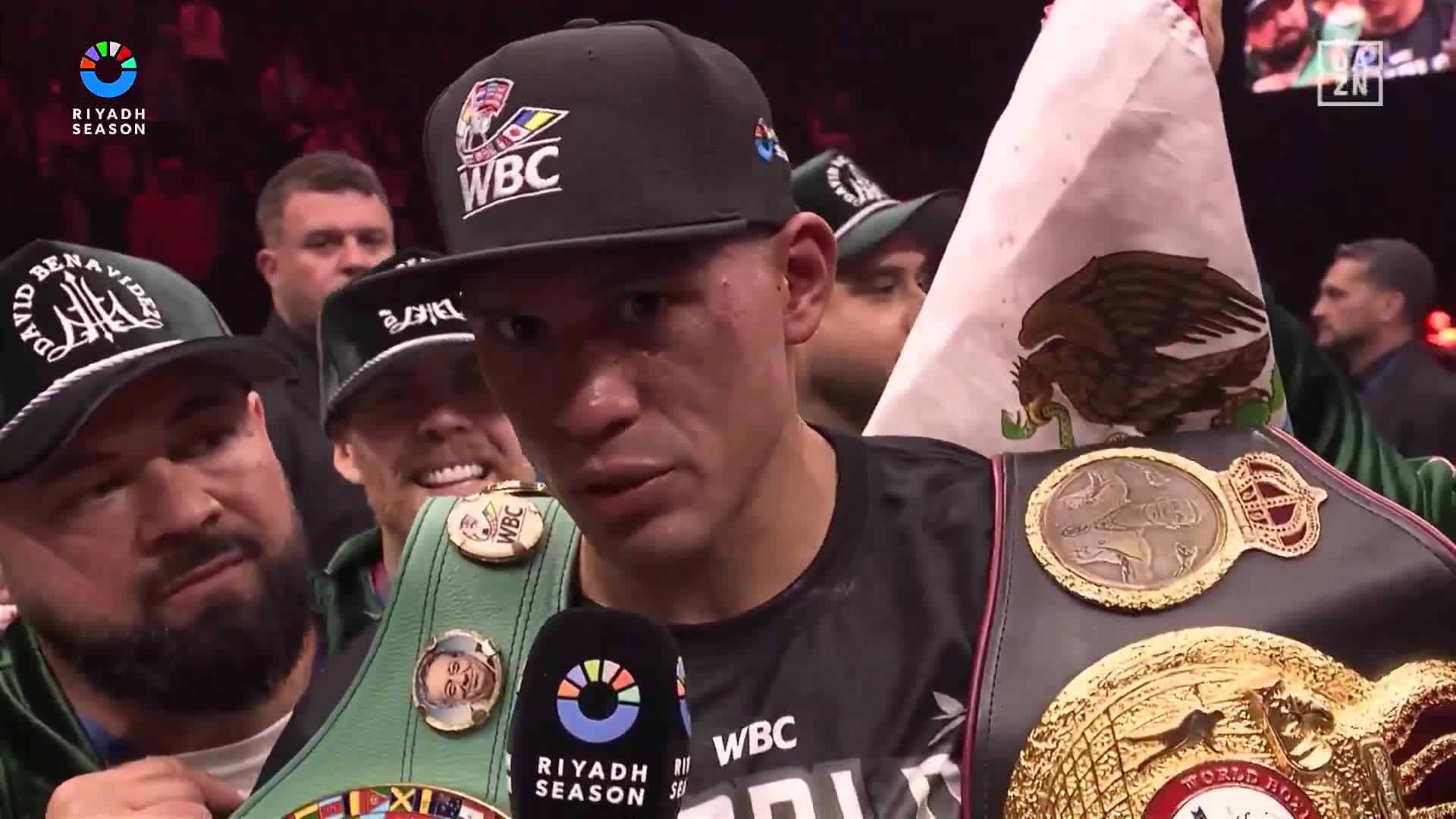 Post-fight interview with David Benavidez