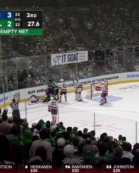 The Islanders announce Alex Romanov will require shoulder surgery and miss 5-6 months following this hit from Mikko Rantanen