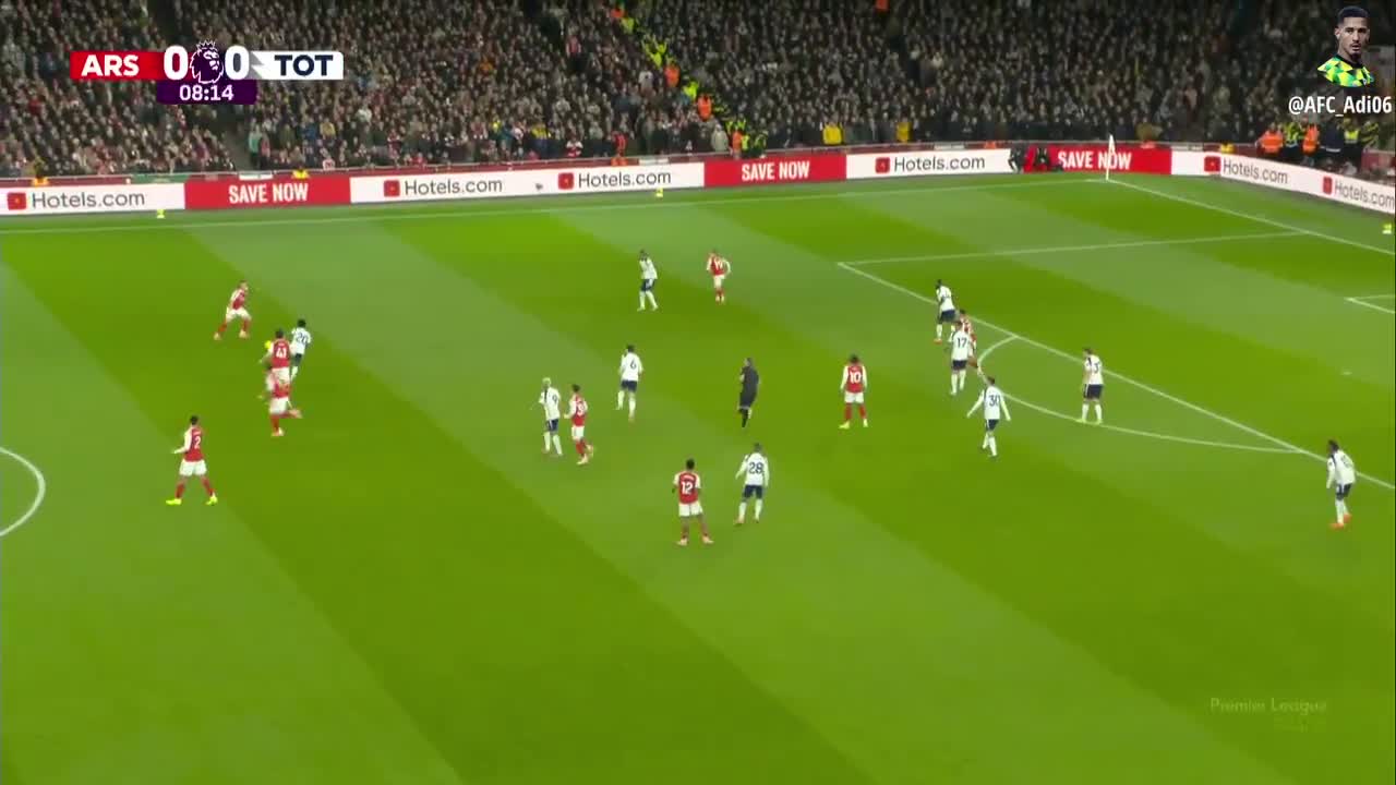 Calafiori vs Spurs