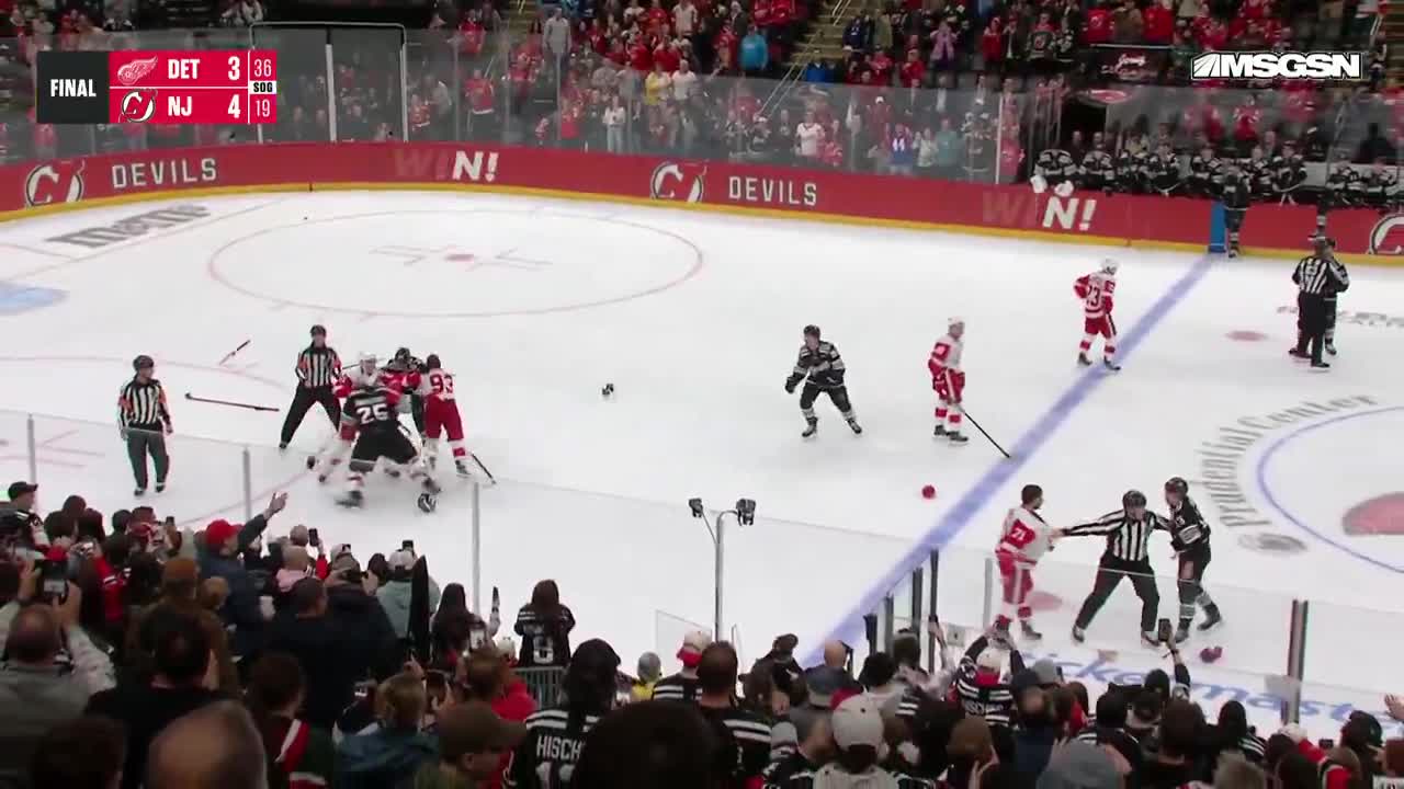 We were SO CLOSE to a captain on captain fight between Hischier and Larkin