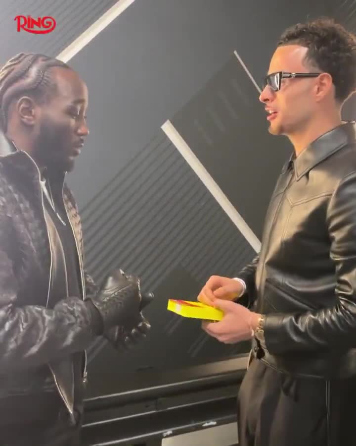 Terence Crawford was willing to bet his watch with Liverpool midfielder Curtis Jones at Eubank Jr vs Benn 2