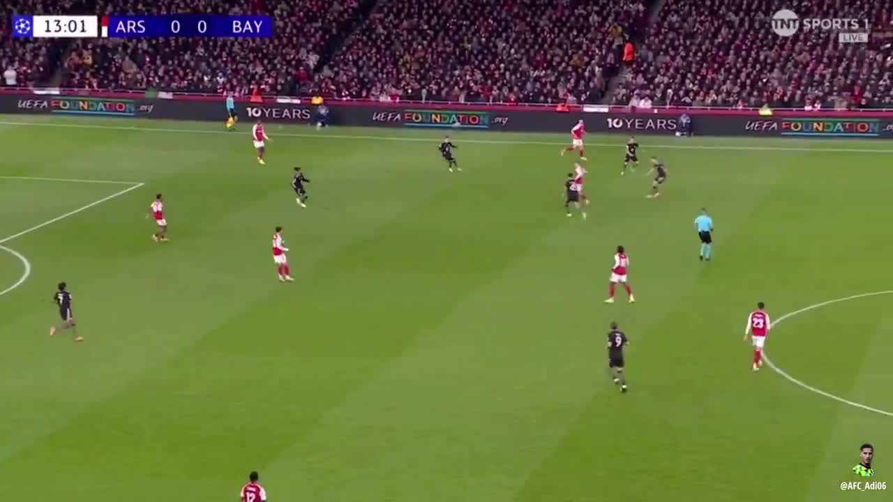Declan Rice vs. Bayern Munich.