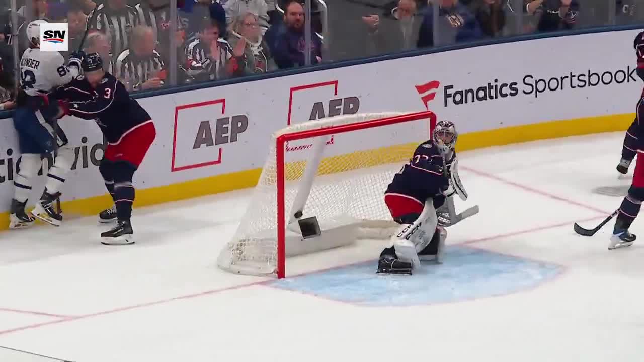 Tavares to Nylander to Cowan for a BEAUTIFUL game tying goal