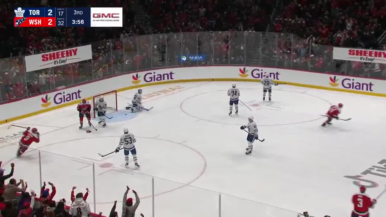 WHATTA PASS & SHOT BY LEONARD & CHYCHRUN FOR HIS TENTH GOAL OF THE SEASON