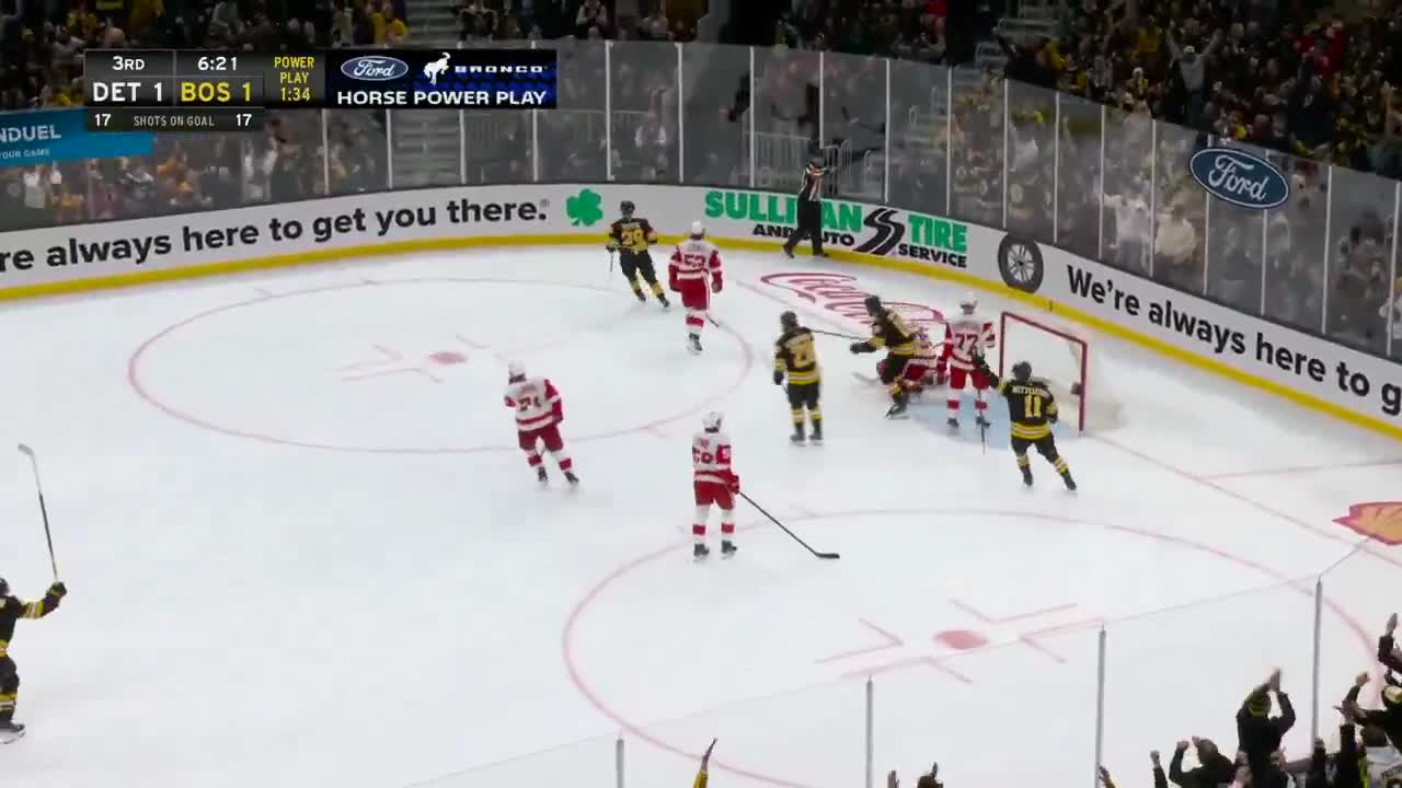 GEEKIE AGAIN AND HE TIES MACKINNON FOR THE NHL GOAL LEAD