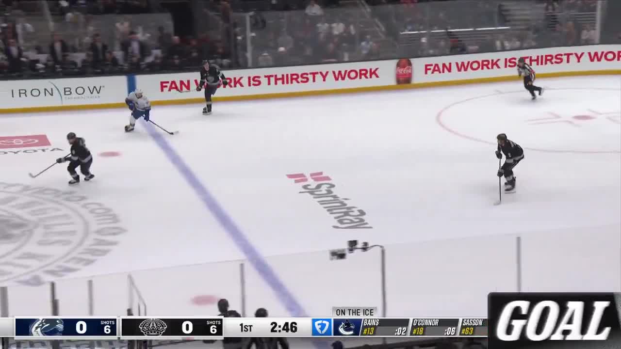 After both teams had goals waved off for offside, Kopitar is the one who finally cracks it open