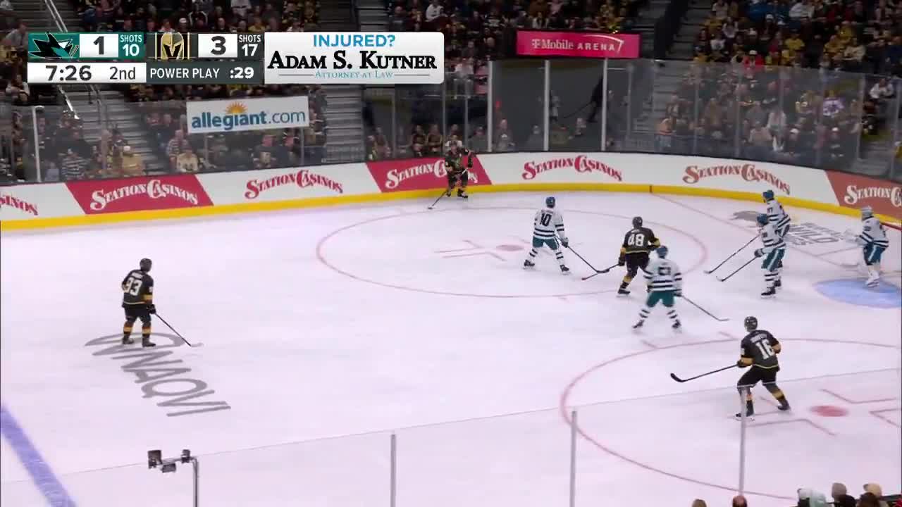 Hertl has his second of the Knight