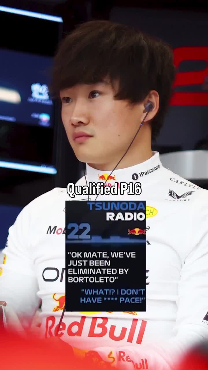 Yuki Tsunoda was shocked after his Q1 exit in Qatar