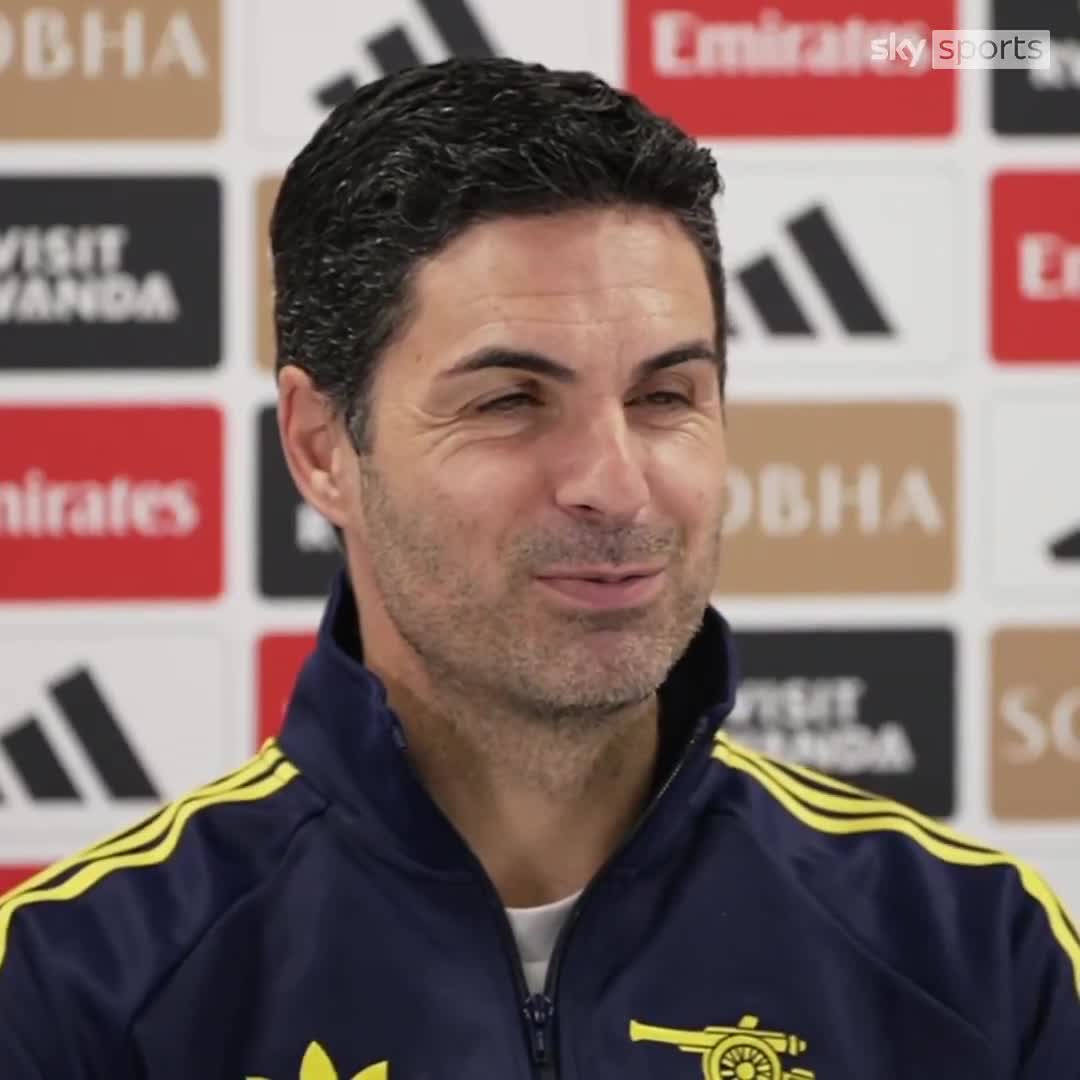 Mikel Arteta’s reaction when asked ‘How’s Gabi doing