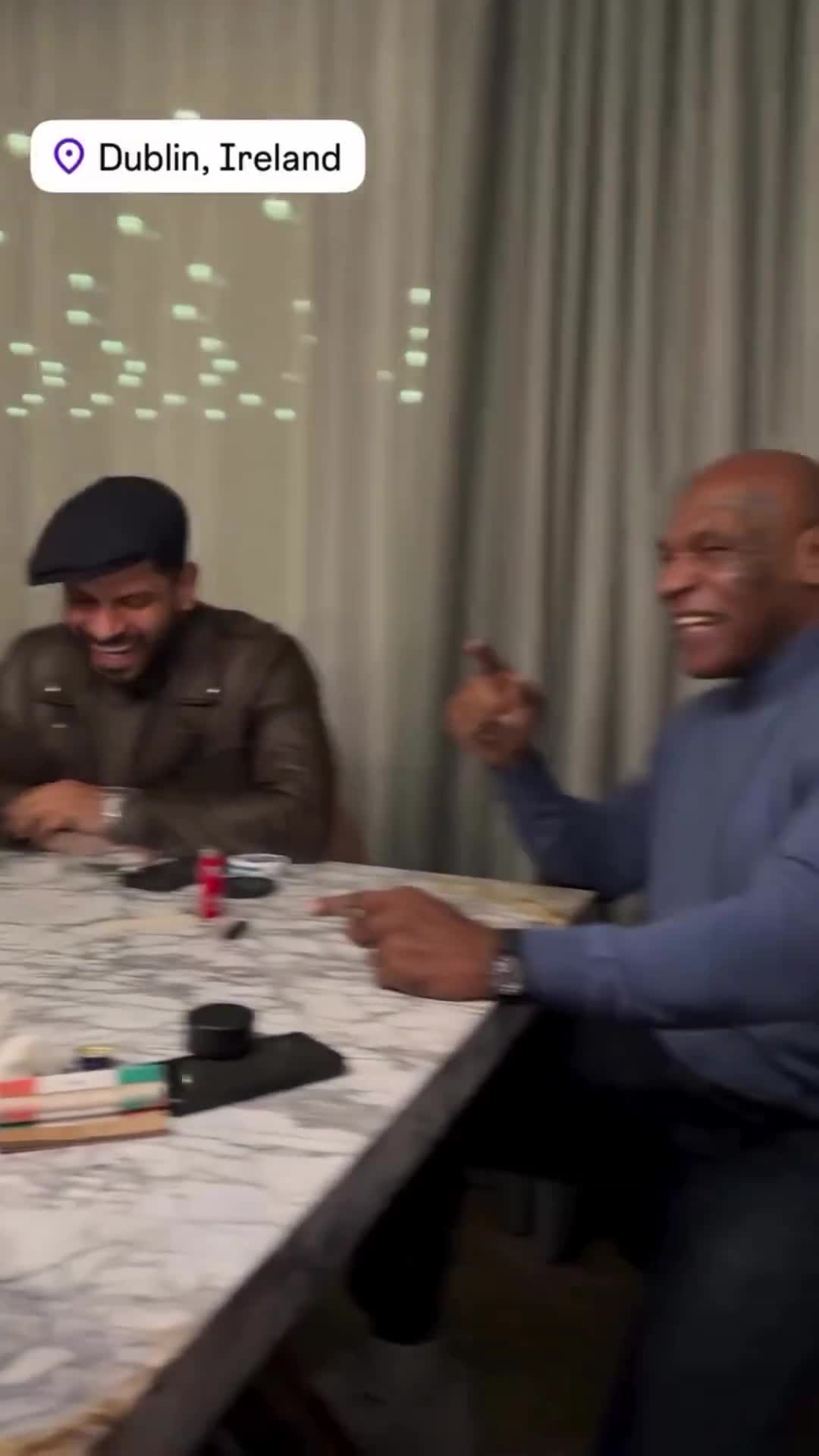 Conor McGregor and Mike Tyson having too much fun in Dublin