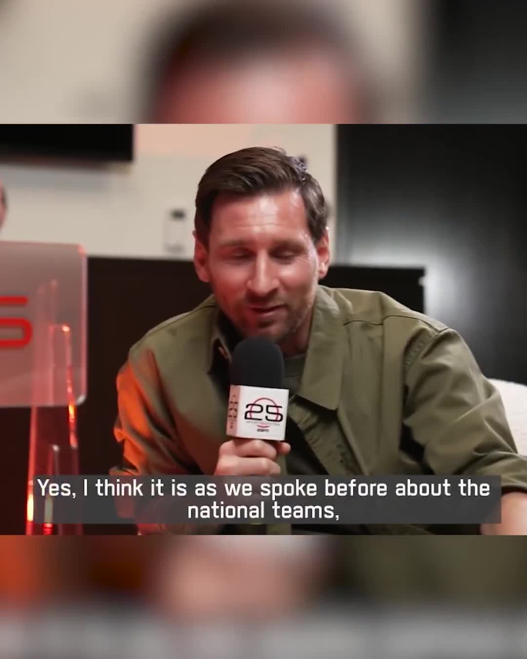 Lionel Messi was asked if Argentina can go for the World Cup again
