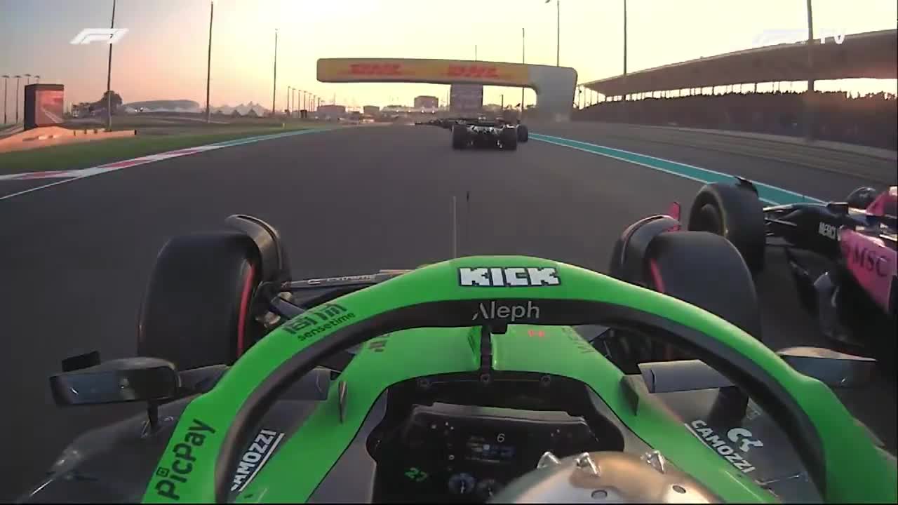 Hülkenberg and Gasly almost crashed at the start of the race