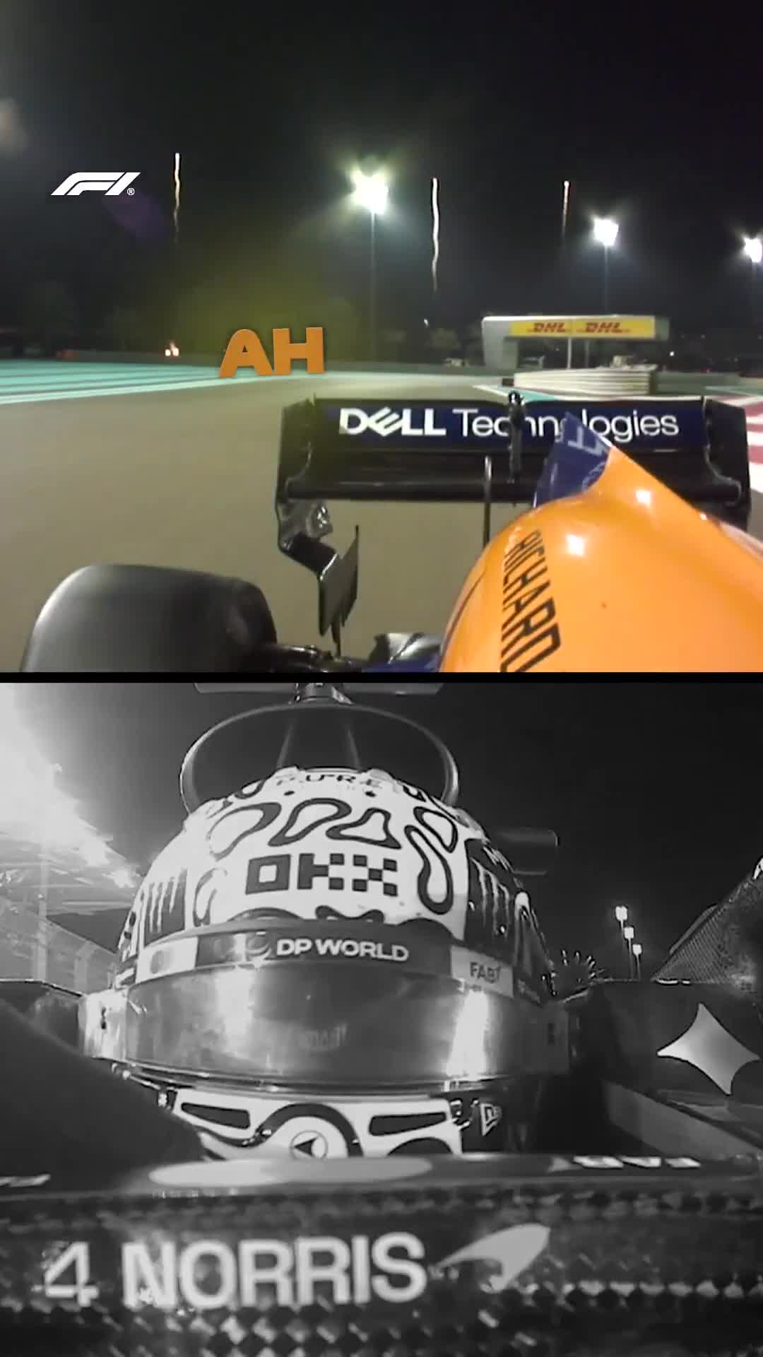Lando Norris sheds tears again at the season finale.