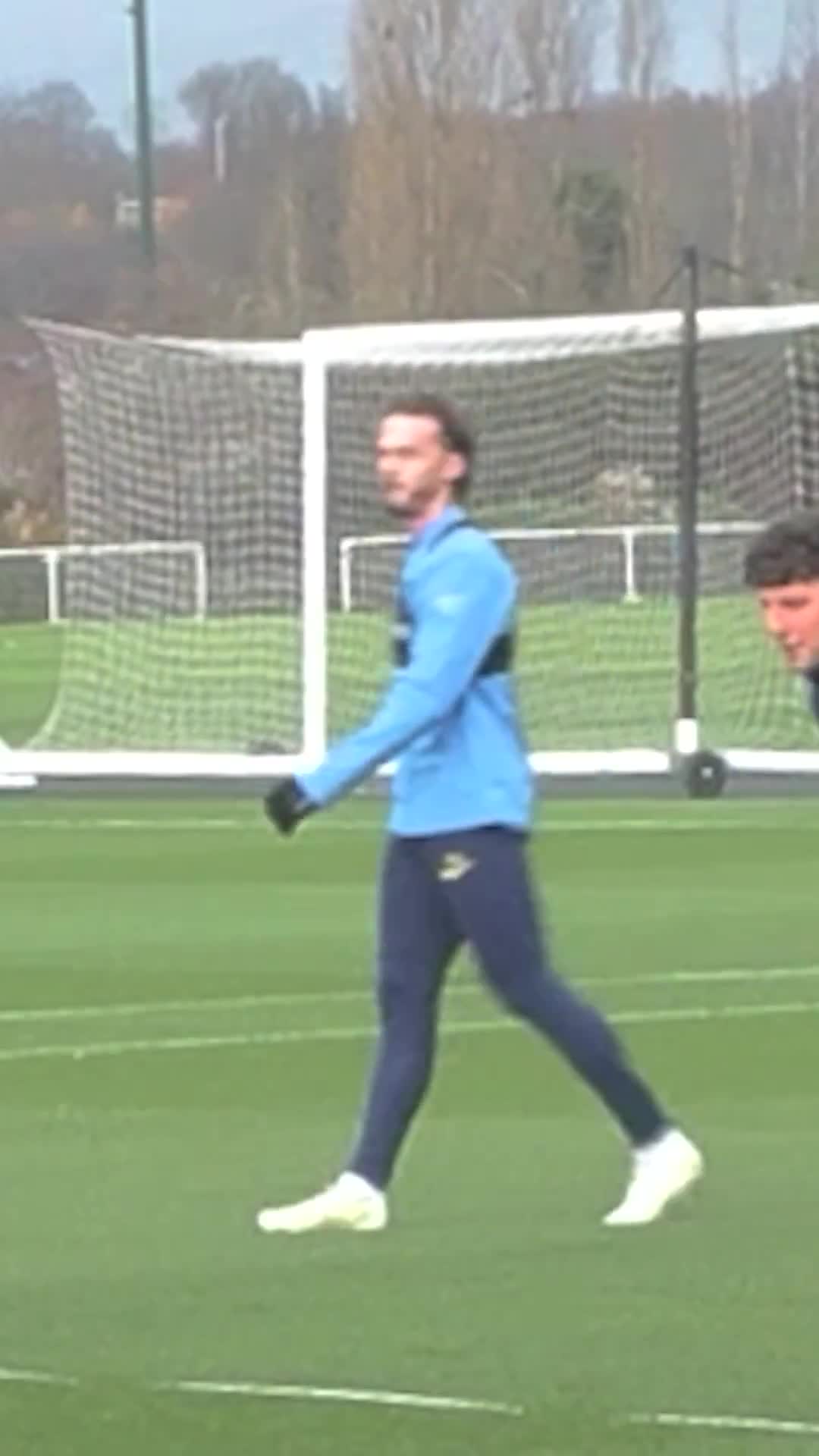Maddison spotted in training