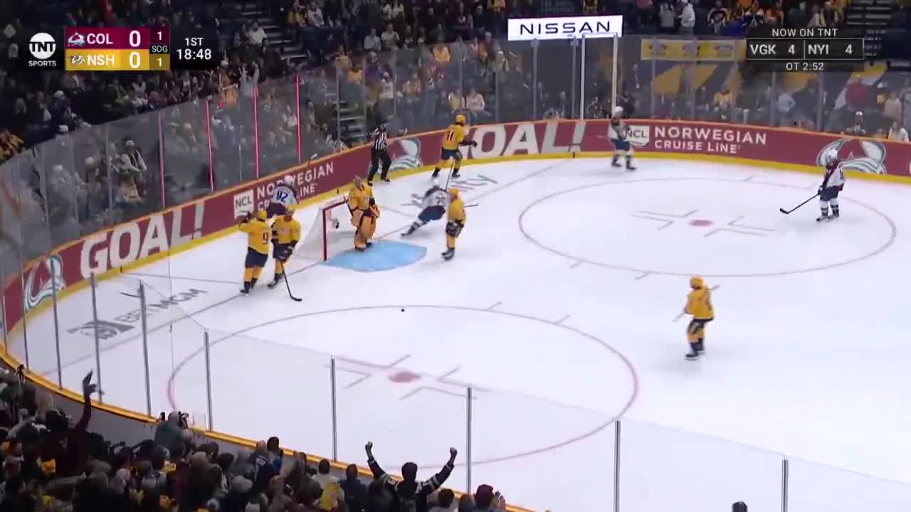 Brock Nelson put him in a BLENDER for the goal
