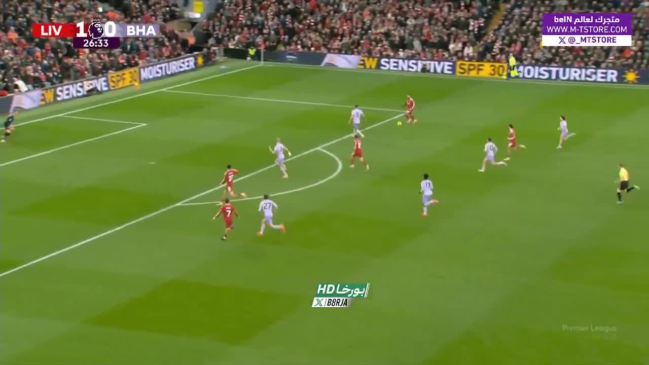 MAC ALLISTER MISS CHANCE AFTER SALAH PASS