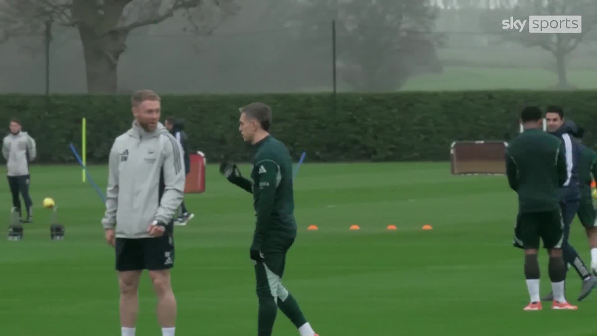 Gabriel and White NOT training along with the other long-term absentees such as Havertz and Mosquera.