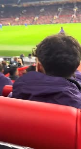 Ruben Amorim’s reaction in the stands during Manchester United vs Bournemouth