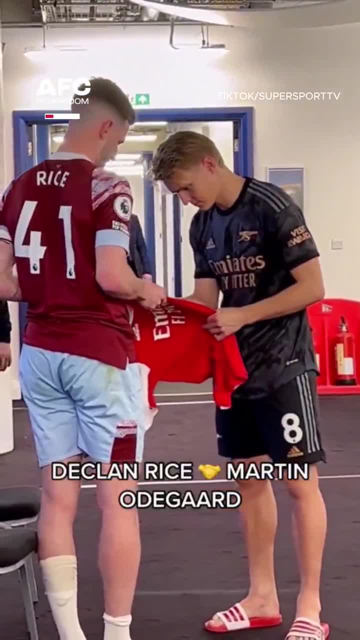 Declan Rice was a fan of Martin Odegaard all along