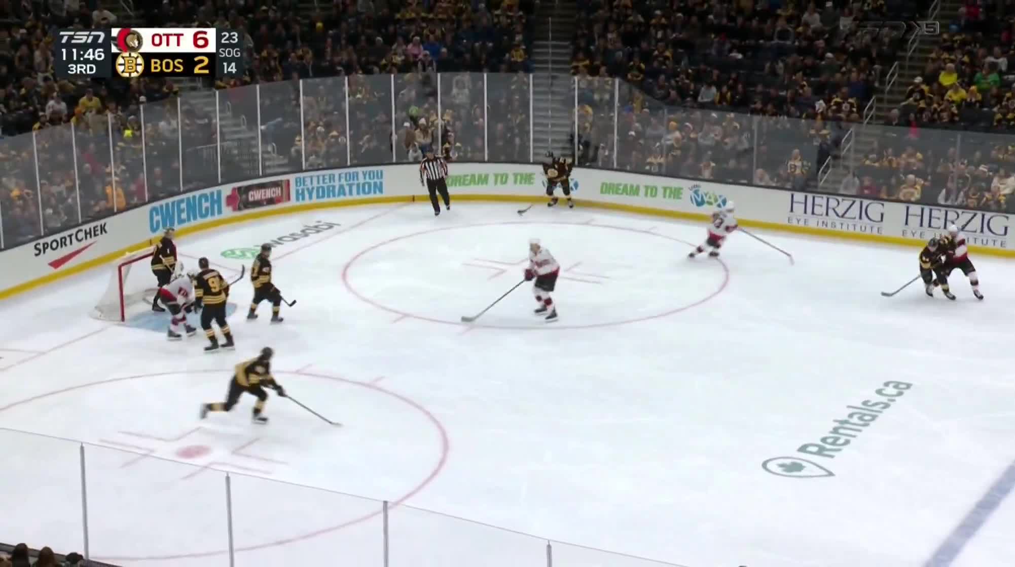MARK KASTELIC AND KURTIS MACDERMID DROP THE GLOVES