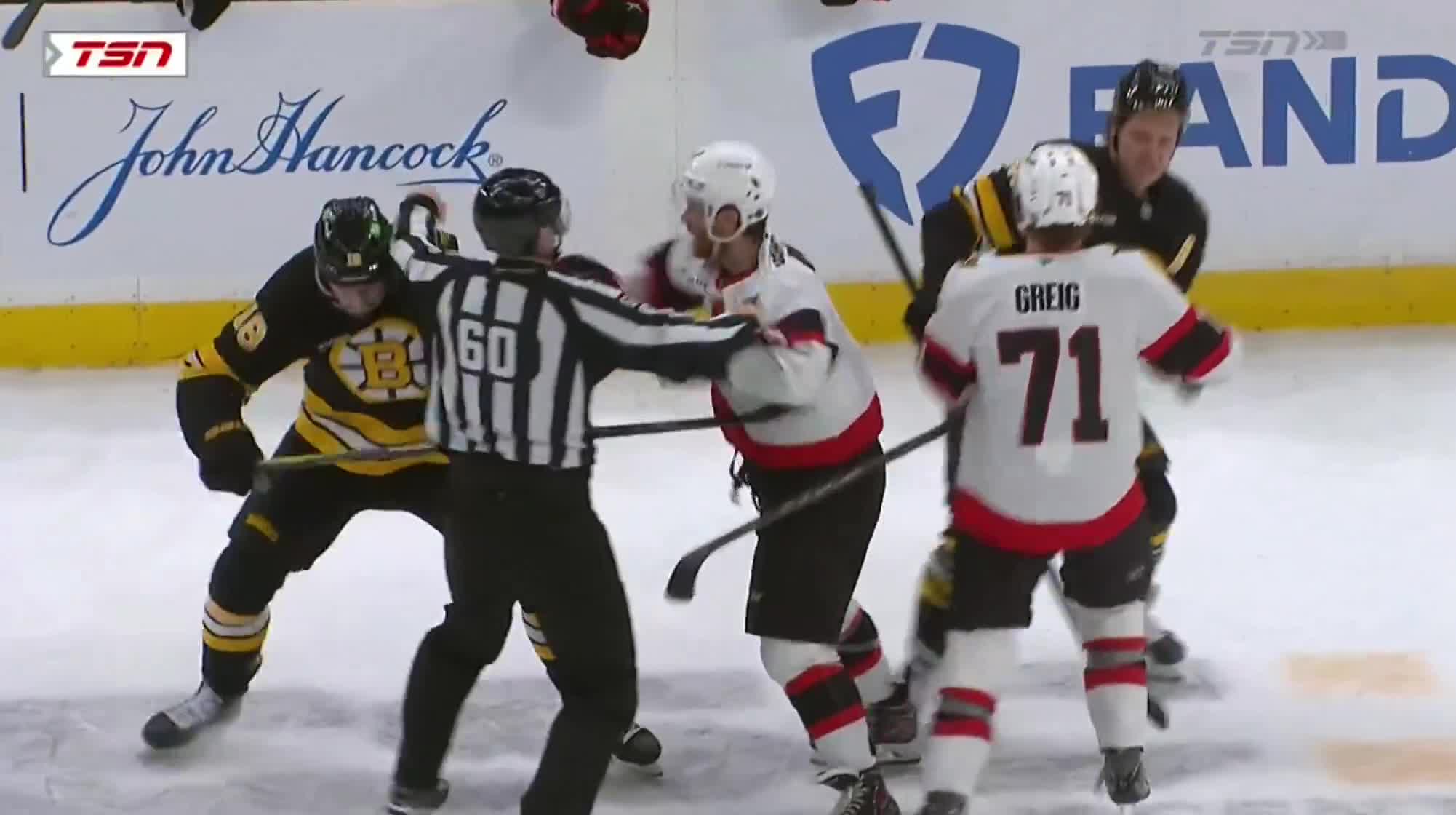 PASTRNAK AND GREIG START THROWING EM