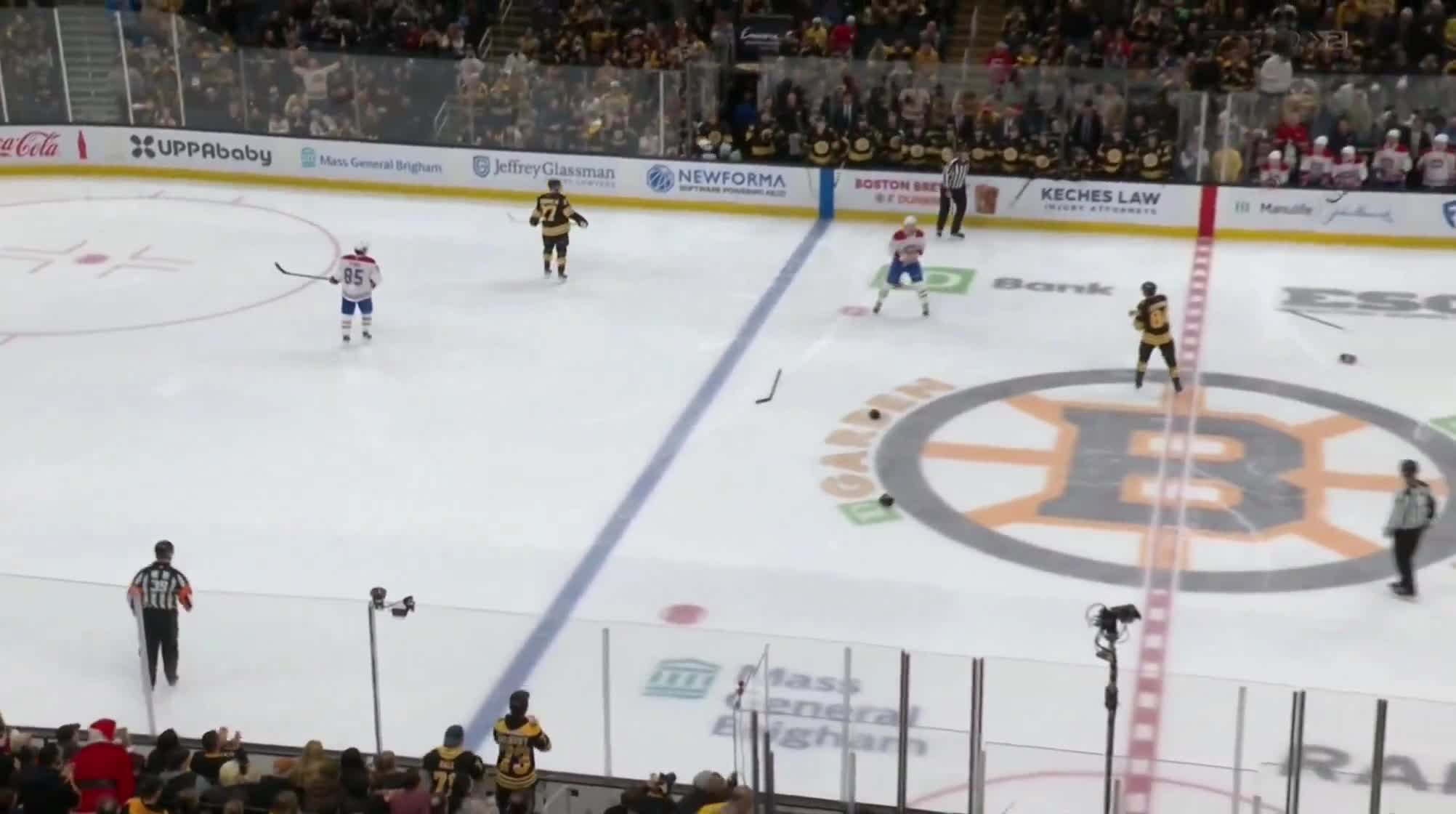 JOSH ANDERSON AND TANNER JEANNOT DROP THE GLOVES RIGHT OFF THE OPENING DRAW