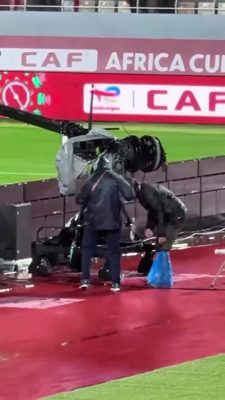 The camera Men at Half Time of The african Cup of Nations !