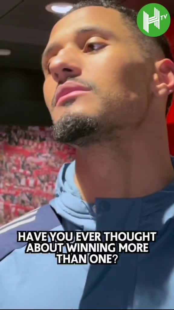 William Saliba is targeting a huge 2026 for Arsenal