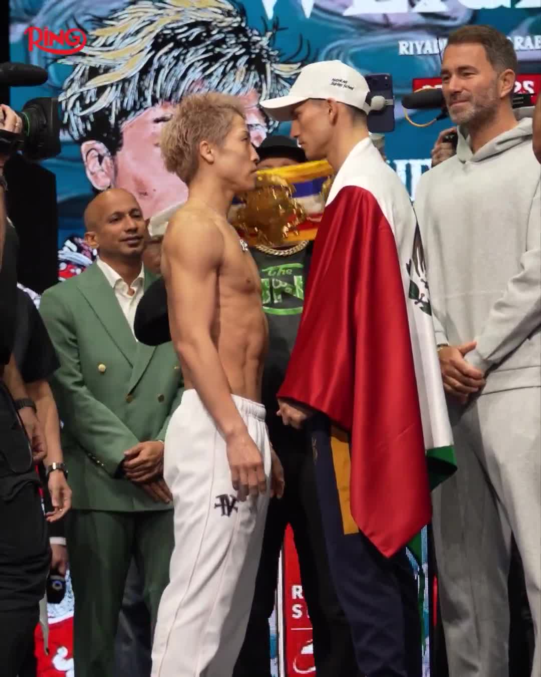 Naoya Inoue and Alan Picasso face off for the final time ahead of their clash for The Ring