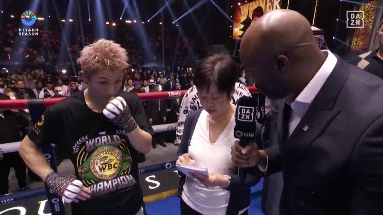 Post-fight interview  Inoue vs. Picasso