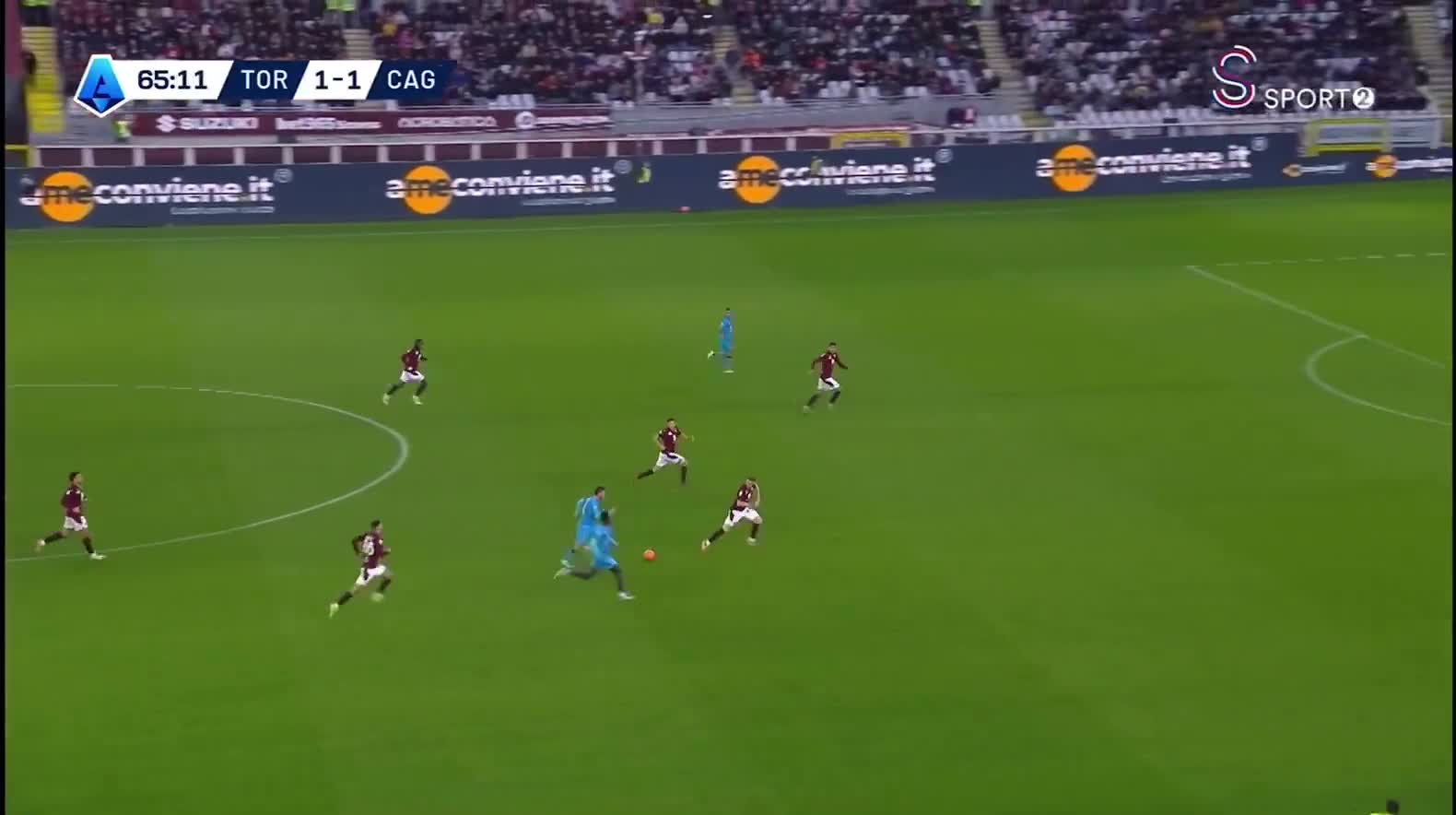 Torino 1 - [2] Cagliari - Semih Kilicsoy 66'