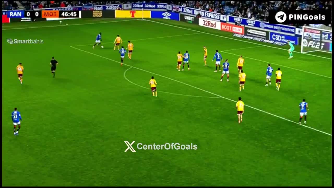 Rangers 1-0 Motherwell
