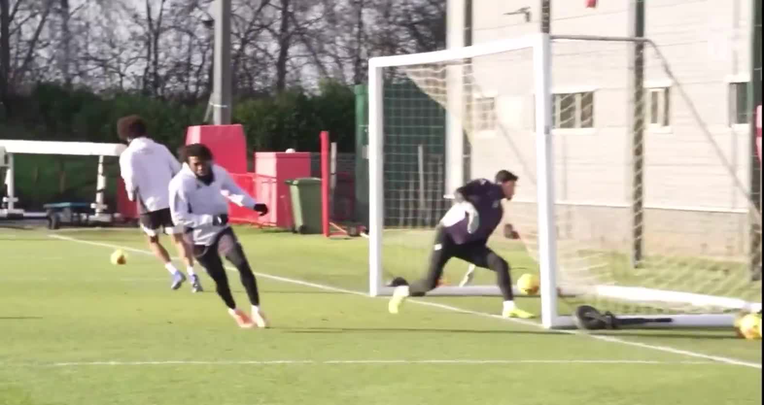 Patrick Dorgu with two finishes in training